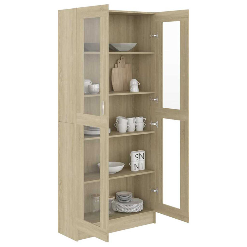 Rahn Display Cabinet, Sonoma Oak