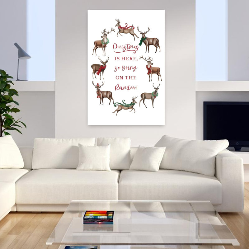 Bring On The Reindeer, H 48 po x l 32 po