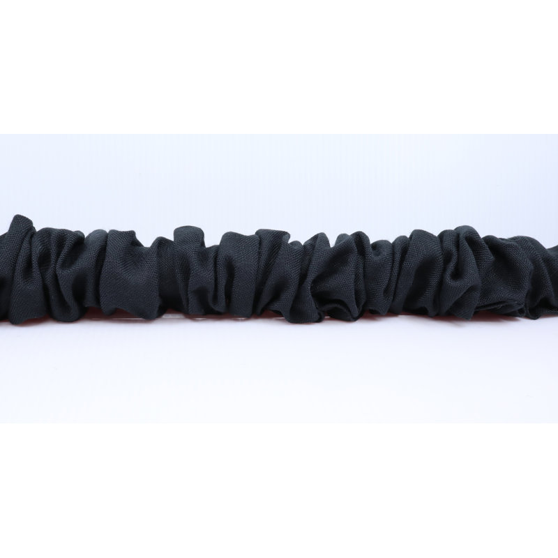 Couvre-câble Meriville, Noir, 5 pi, Lin lin