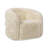 Zenaida 33" Fur Swivel Upholstered Barrel Accent Arm Chair