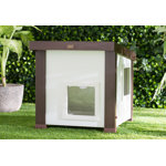 Achilles ECOFLEX Durable Outdoor Cat House with Elevated Base & Ventilation