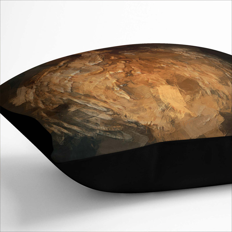 Love in Place Cushion with Filling, 40cm H x 40cm W x 15cm D, Black