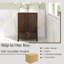 Meuble-lavabo simple 24 po avec lavabo et meuble-lavabo moderne avec grand tiroir pour petit espace-1147417809