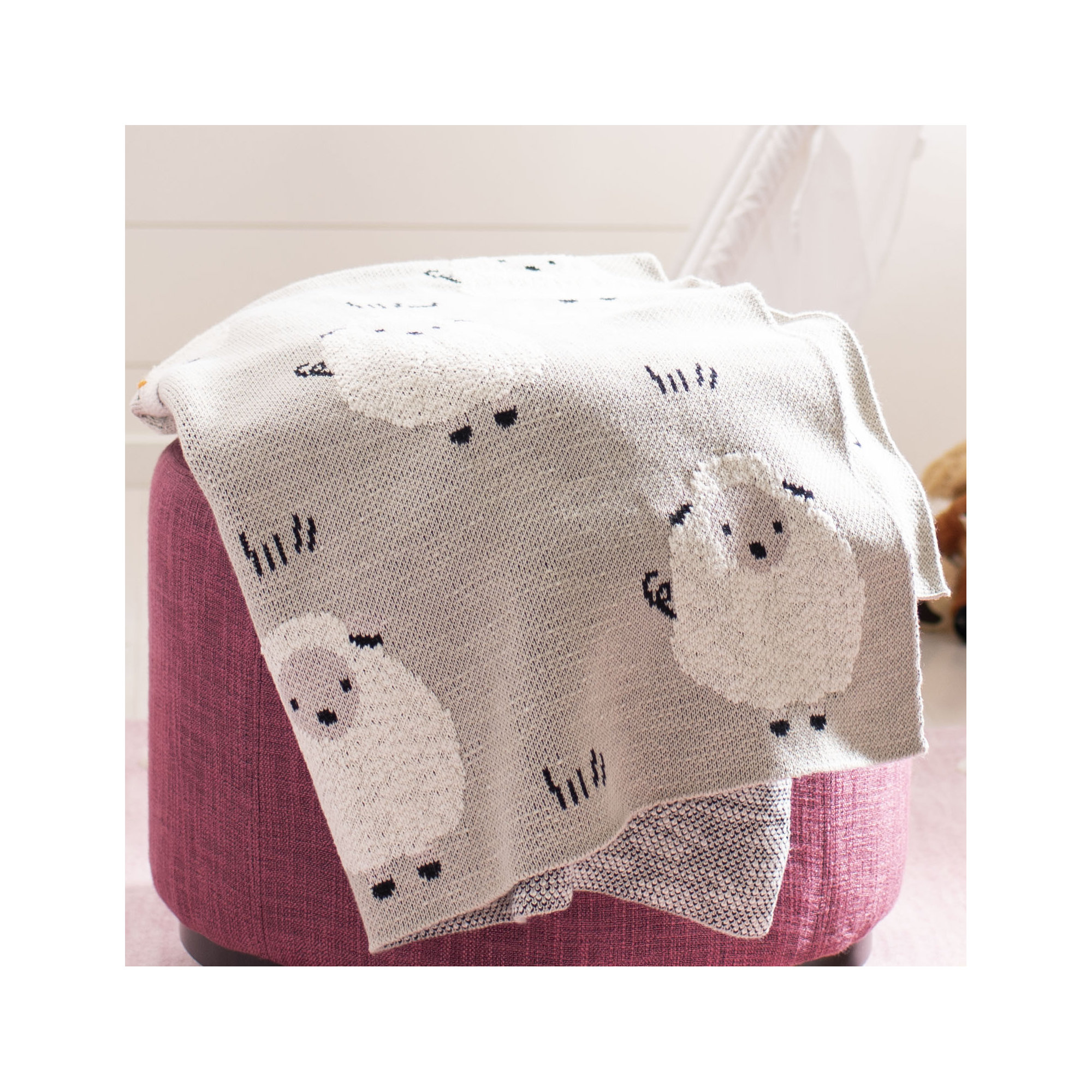 Kallie 100% Cotton Baby Blanket