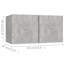 TV Cabinet Set Engineered Wood-1268897962
