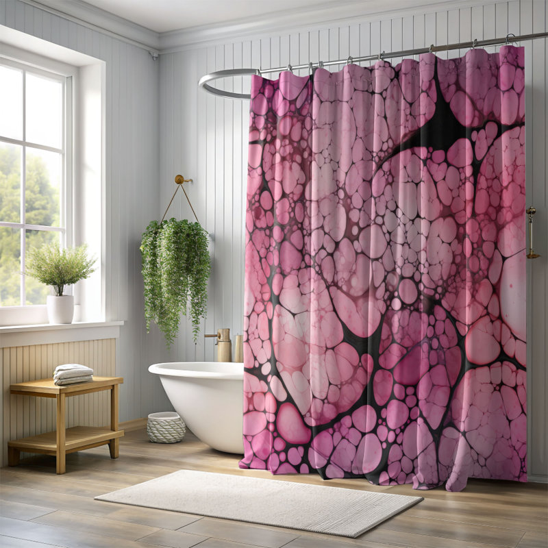 Broken Glass - Rideau de douche Premium, H 74 po x l 71 po