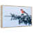 Floating Frame Natural Wood