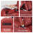 Upholstered Power Reclining Home Theater Seating with Cup Holder-1068396060