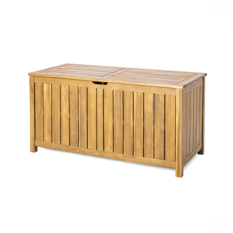 Portside 100Gallons Wood Deck Box