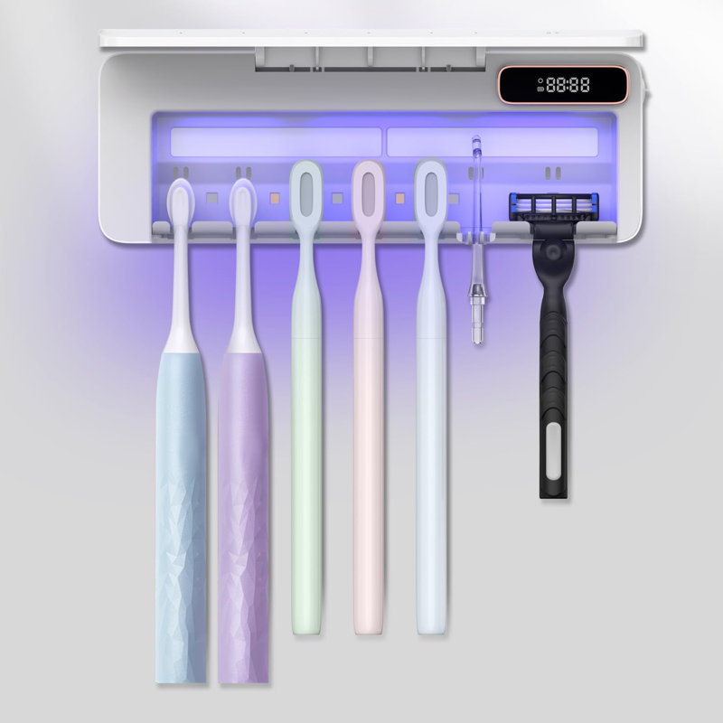 Support pour brosse à dents UV (blanc)