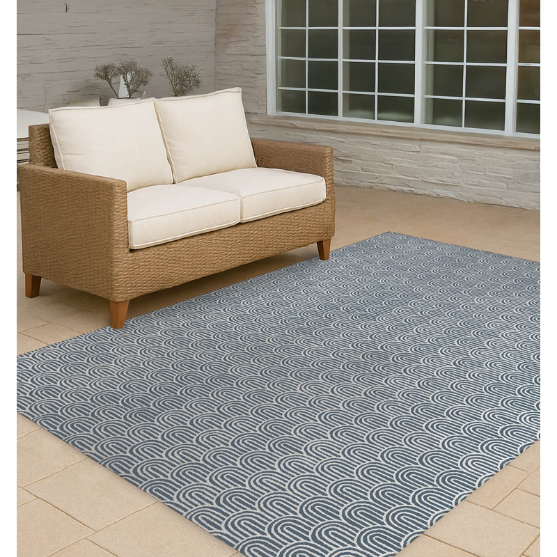 Rolling Hills Non-Slip Outdoor Rug, Rectangle 5' x 7'