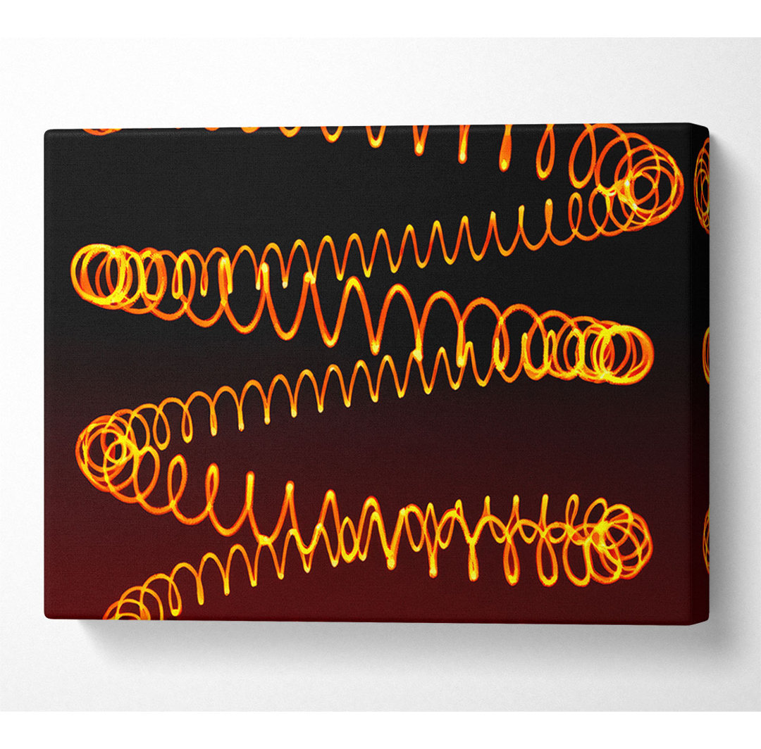 Fire Springs - Kunstdrucke auf Leinwand - Wrapped Canvas