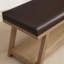 Banc de rangement en similicuir Hahnville-354923450