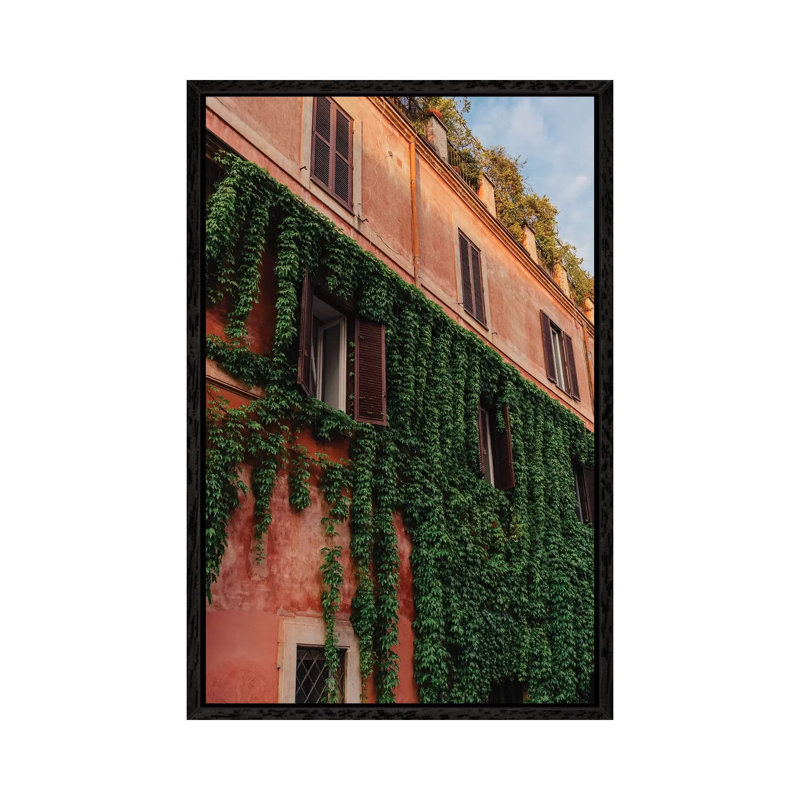 Roman Architecture IX by Bethany Young - Print on Canvas, 101.6cm H x 66.04cm W x 3.81cm D, Black Framed