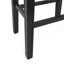 Tabouret de comptoir pliable en tissu gris clouté de 2 places avec siège en bois, idéal pour bistro en plein air, d'une profondeur de 18,25 po, d'une largeur de 12 po, d'une hauteur de 26,75 po, d'un bistro de 12,43 lb