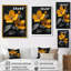 Monochromes jaune noir et noir cornouiller photo II - cornouiller art mural salon-527341205-527341229