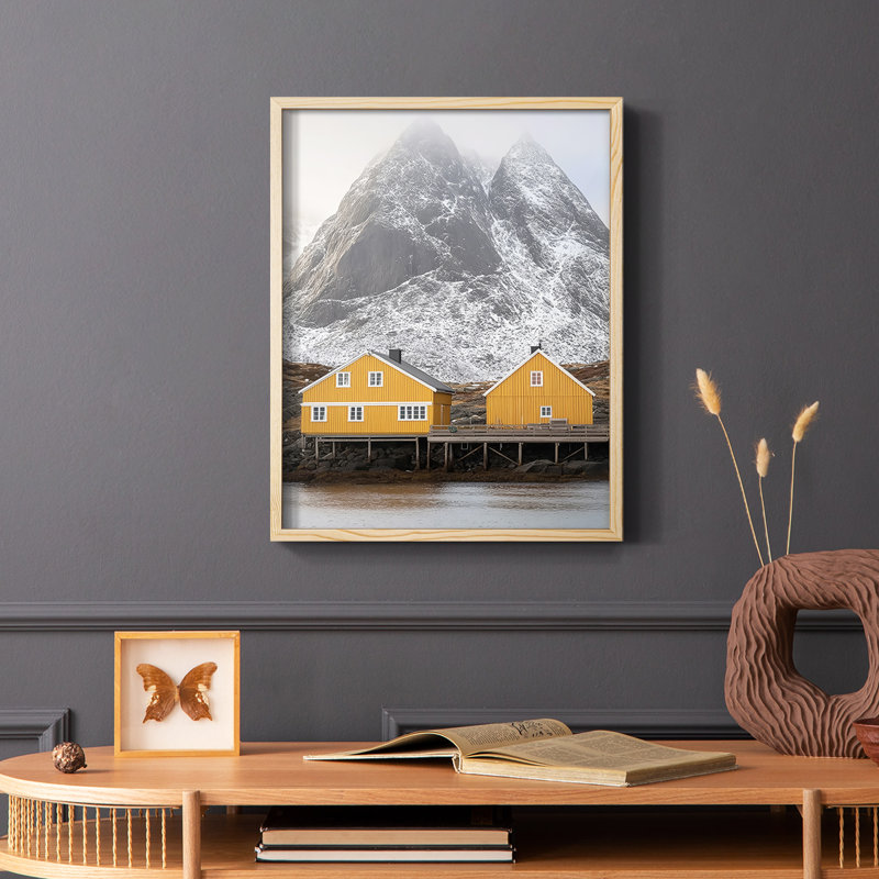 NAUTICAL Series CLIX  -Premium Framed Print -Ready to Hang - No Nails Required, Black, 11" H x 9" W