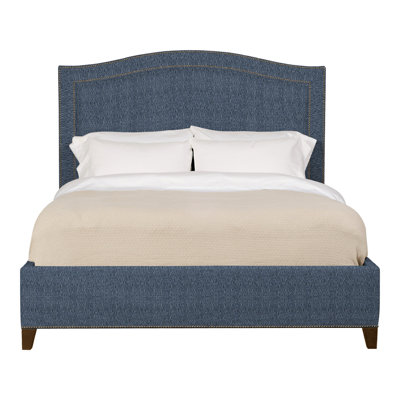 Caroline/Casey Queen Upholstered Low Profile Panel Bed