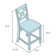 Karsten Swivel Counter and Bar Stool