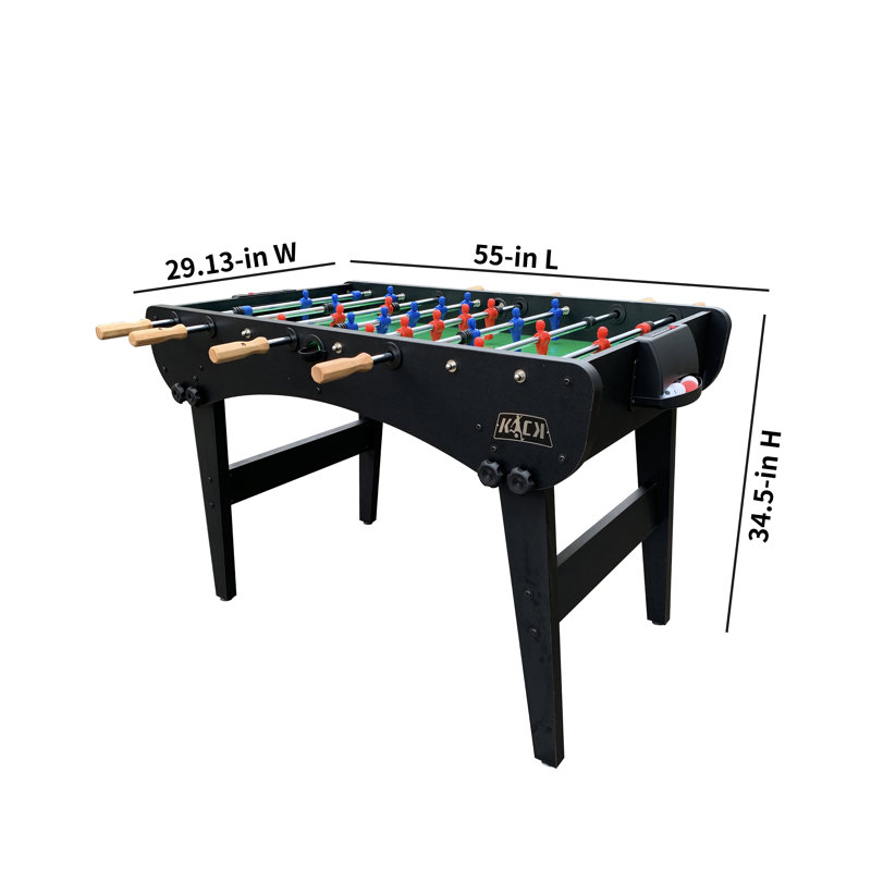 Table de soccer pliable KICK Phoenix, Noir
