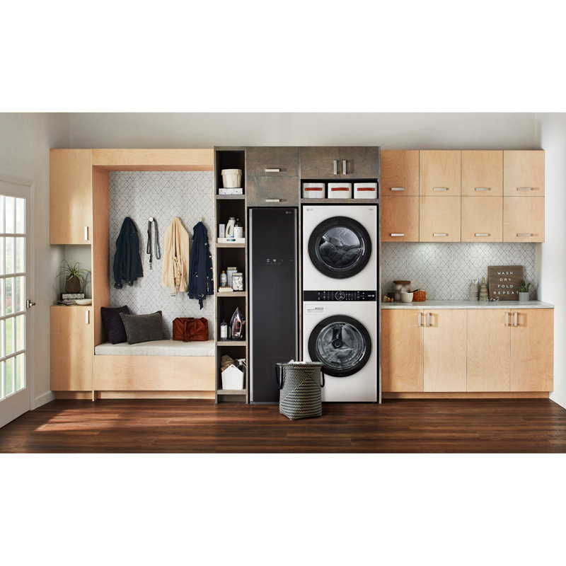 LG Styler Smart wi-fi Enabled Steam Closet with TrueSteam Technology and Exclusive Moving Hangers
