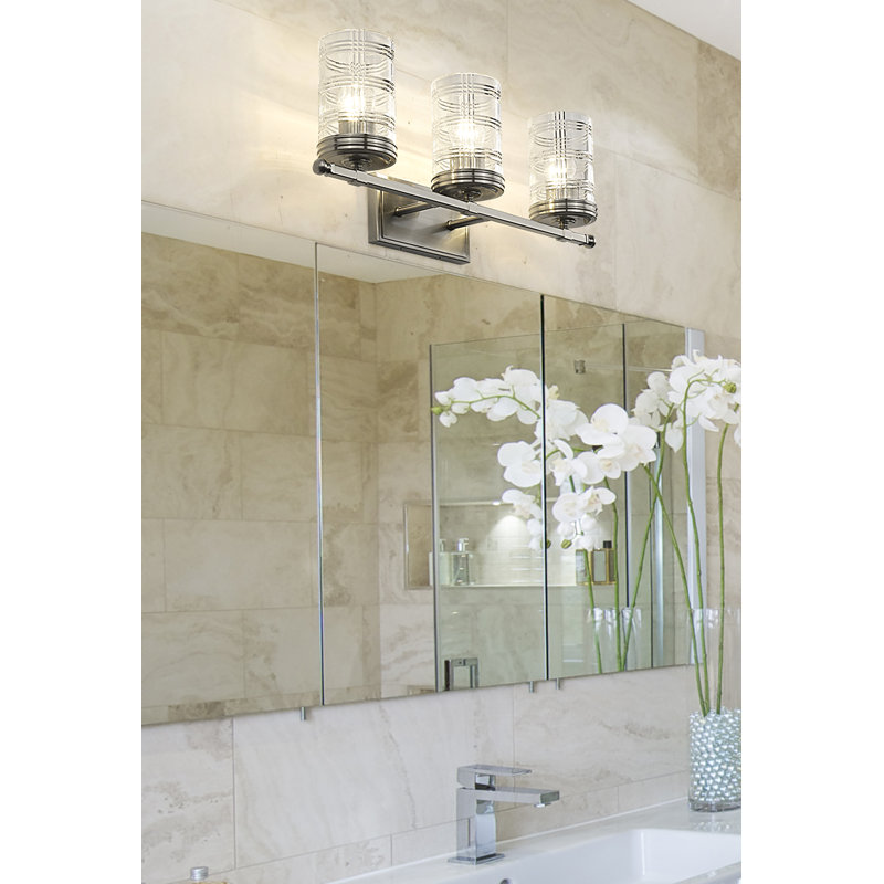 Gatta 3 - Light Dimmable Vanity Light, Brushed Nickel