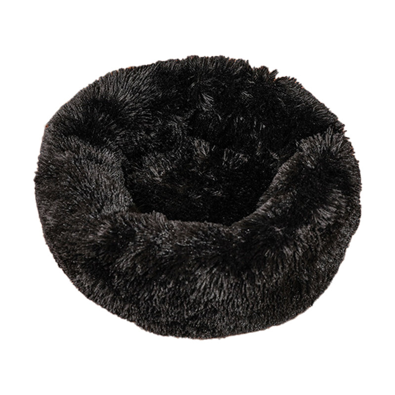 Leanne Orthopedic Nest Pet Bed, 70 W x 70 D cm, Black