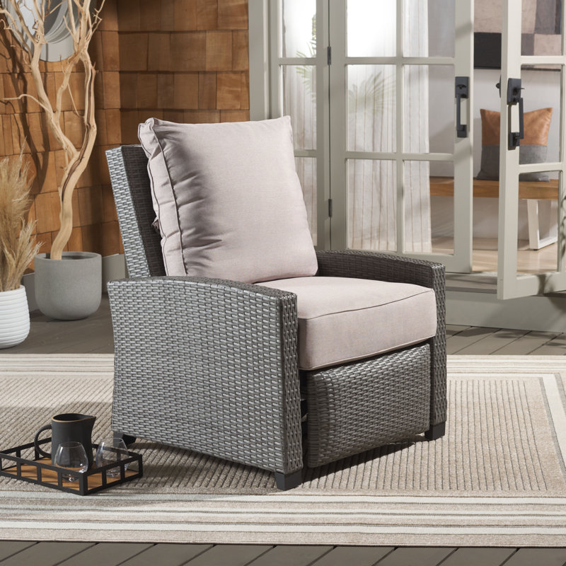 Fauteuil inclinable Landon, Gris, Gris clair