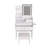 Makeup Vanities Vanity With Storage, Mdf Modern Compact Bedroom Set