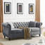 3-Seater + 3-Seater Combination Sofa.Grey Velvet