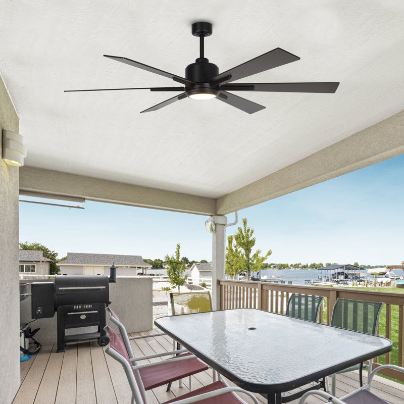 Cathreen 65'' Ceiling Fan with LED Lights
