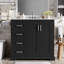 Meuble-lavabo simple 36 po avec lavabo en céramique-1083008264