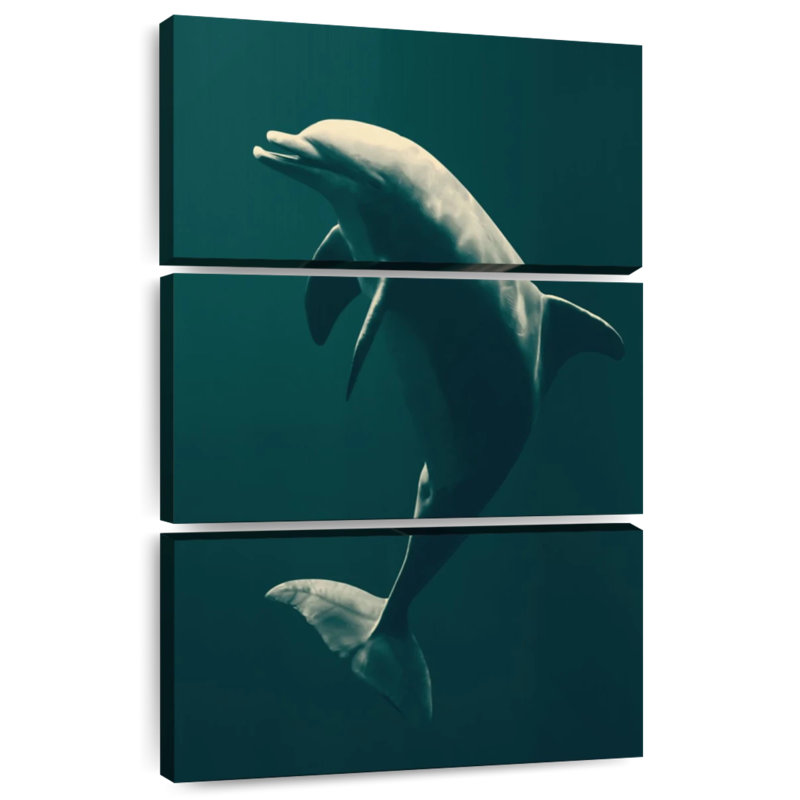 Brampt Underwater Dolphin, 45" H x 28" W