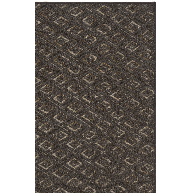 Diamond Wool & Sisal Geometric Rug, Rectangle 8' x 11'