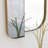 Wattie Modern Gold Mirror, 23.6 x 51.2 inches | 100% MDF Frame with 100% Metal Construction | Ecological Flotal-E Mirror with PVC Edge Bands | Ideal for Home Decor, Elegant Design for Living Room & Entryway