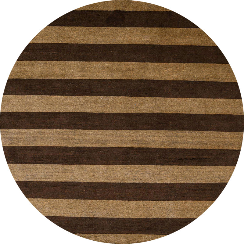 Tapis abstrait moderne 4722, Rond 5 pi