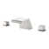 Widespread 2-handle Bathroom Faucet with Drain Assembly