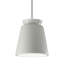 Radiance - Luminaire suspendu trapézoïdal haut 1 lumière - Cerise - Nickel brossé - l 13,5 po x H 16 po - DEL dédiée-1325346255-1325346103-1313512164