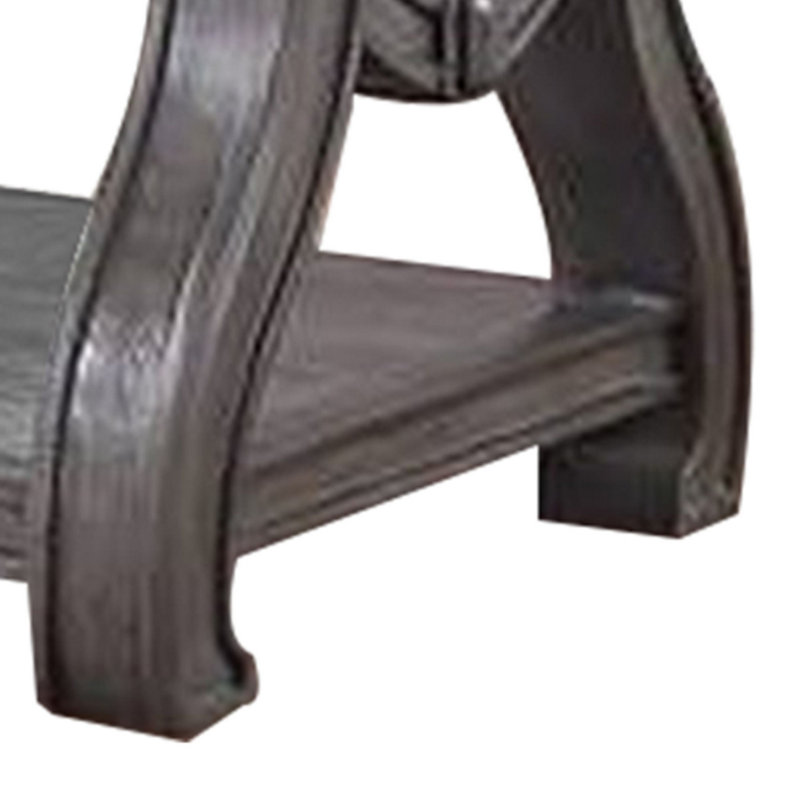 Reini Solid Wood End Table