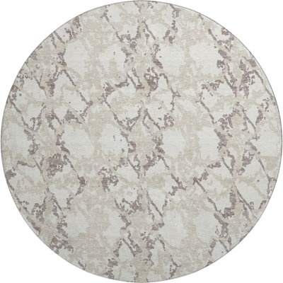 Premium Machine Washable Prisco Ivory Rug