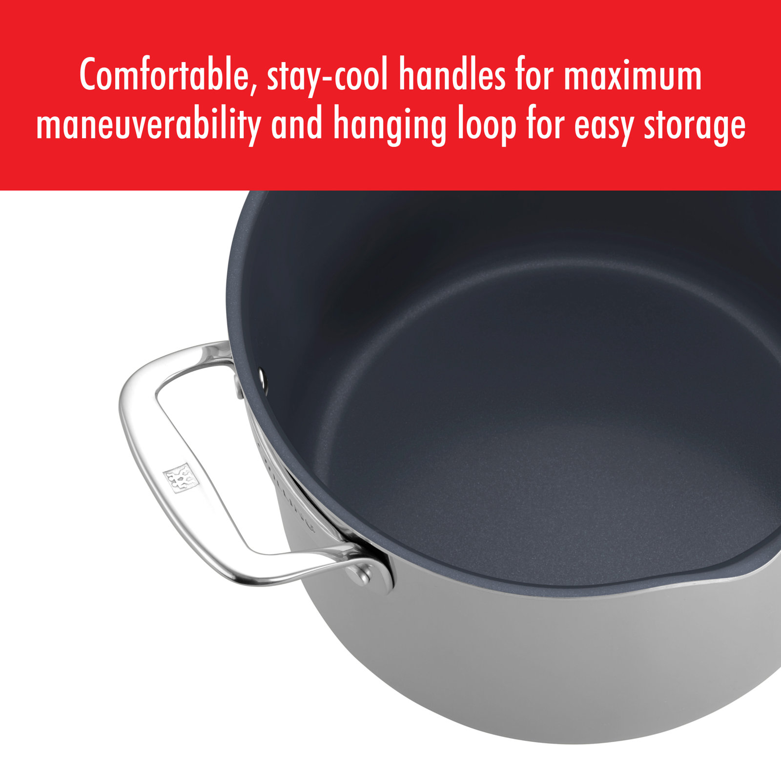 ZWILLING Clad CFX 8qt Ceramic Non-Stick Stockpot