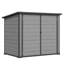 Resin Outdoor Storage Cabinet Outdoor With Lockable Openable Lid-136264048