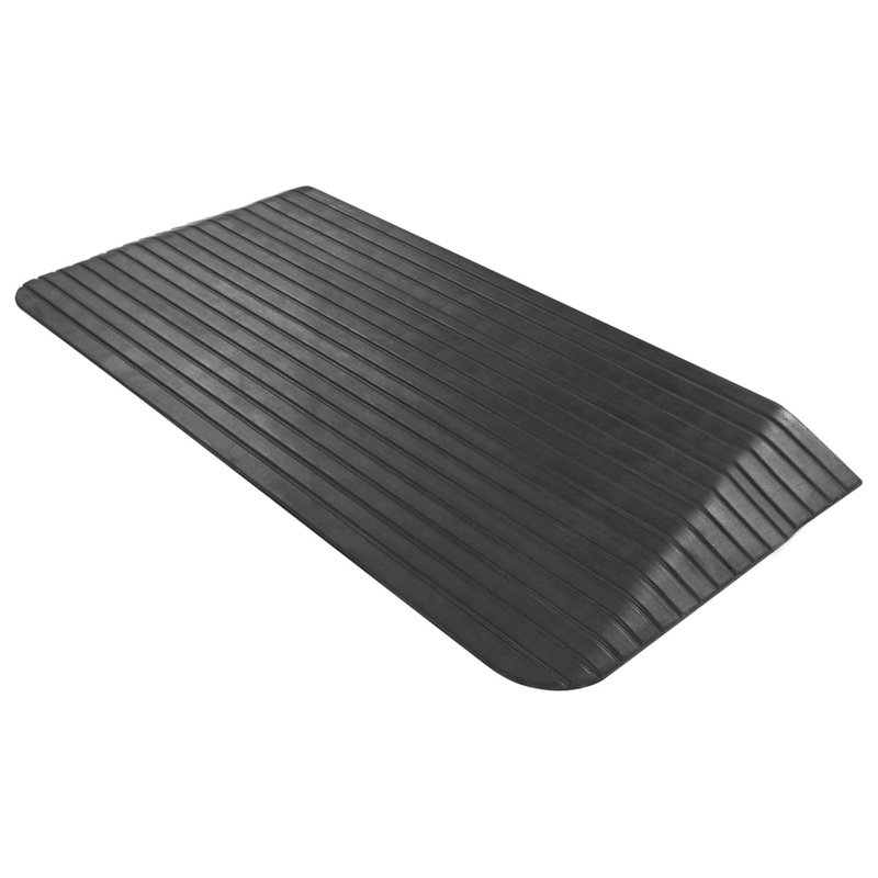 Silver Spring Rubber Threshold Ramp, 0.5" H x 8.33" L x 43.5" W