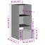 Garden Storage Cabinet 50X55x115 Cm Poly Rattan-547737713