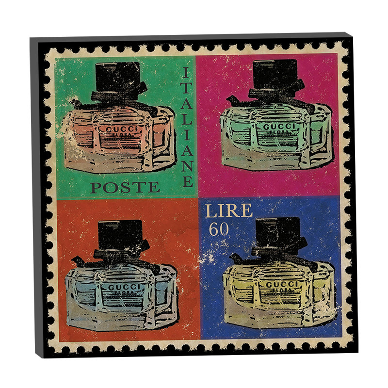 Pop Art Postage Stamp 16x16