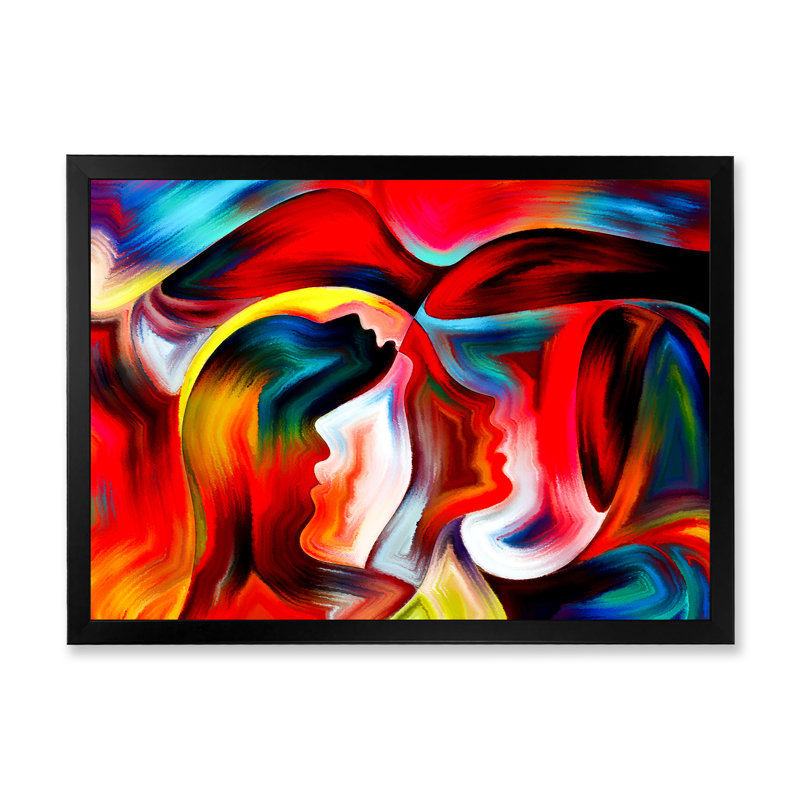 «Visualisation of Inner Ii», reproduction d'art sur toile encadrée, Cadre noir, H 8 po x l 12 po x P 1 po