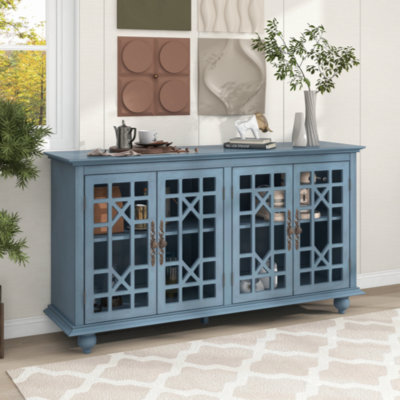 Canora Grey Eiyanna Solid Wood Accent Cabinet & Reviews | Wayfair