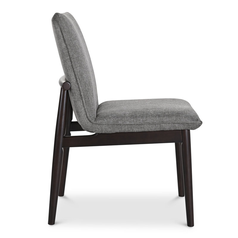 Arawn Upholstered Dining Chair, Dark Grey