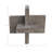 17 Stories Pierce Large Travertine Knot, Gray-107086693