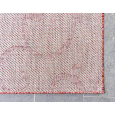 Charlton Home® Coutu Rust Red Indoor/Outdoor Rug & Reviews | Wayfair